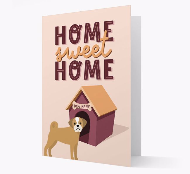 Home Sweet Home: Personalised {breedFullName} Card